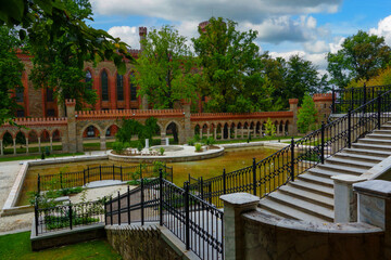 Obraz premium Marianna Oranska Palace in Kamieniec Zabkowicki, Lower Silesia, Poland