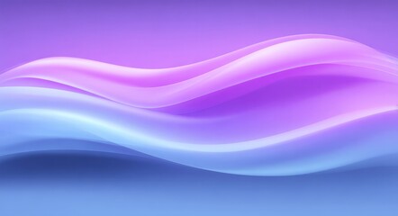 A purple and blue wave with a purple background