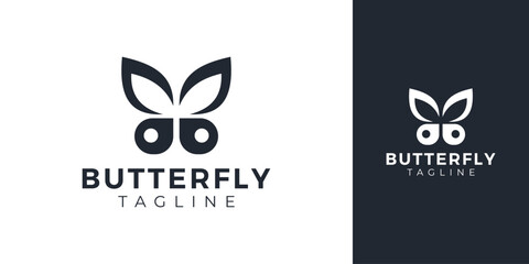 Butterfly Logo with Creative Concept Idea Vector Design