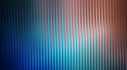Obraz premium Abstract background with vertical lines and gradient of blue and brown colors