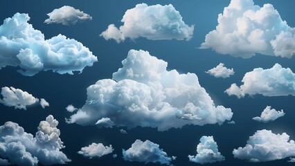 blue sky with clouds