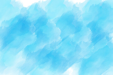 Blue Watercolor cloud texture abstract background. Watercolor blue background. 
