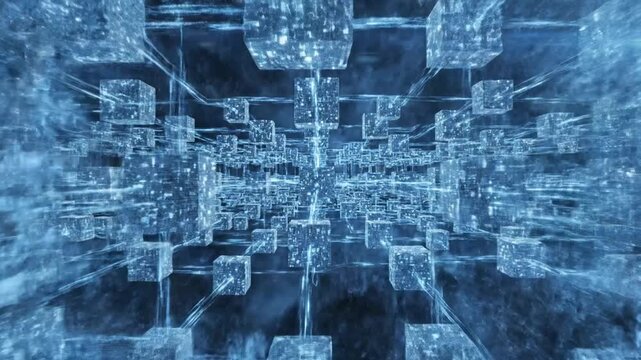 Abstract Data Network Blocks Technology Background