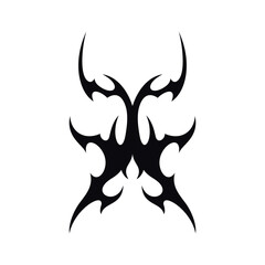 Tribal tattoo vector art design, Tribal tattoo ornament. Vector design sketch.