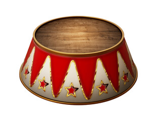 Circus arena stand on transparent background. 3D illustration © Destina