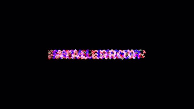 Glitched Fatal Error Text on Black Screen: Digital Distortion and RGB Split Animation Loop for Cyberpunk and Technology Failure Concepts