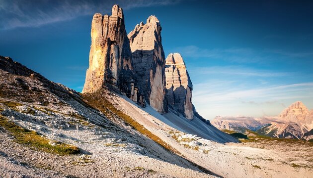 tre cime di lavaredo dolomites italy mountain landscape