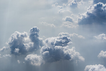 Beautiful blue sky with clouds background.Sky clouds.Sky with clouds weather nature cloud blue