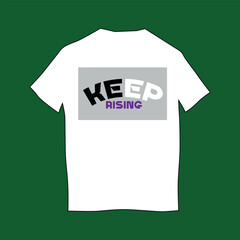 Positive Vibe Typography Minimal T-Shirt