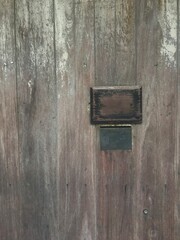 old wooden door