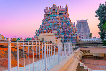 Sri Ranganatha Swamy temple is located in Srirangam, Tiruchirapalli, Tamil Nadu, South India. This Hindu temple dedicated to Ranganatha (a form of Vishnu) & his consort Ranganayaki (a form of Lakshmi.
