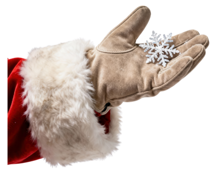 Woman in Festive Costume Holding Snowflake Ornament, Christmas Holiday Season