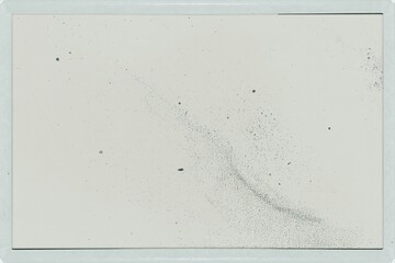 Abstract Subtle White Background With Very Fine Dust Or Powder Texture And Soft Grungy Smudges, Useful As A Minimalist Overlay Or Graphic Design Element