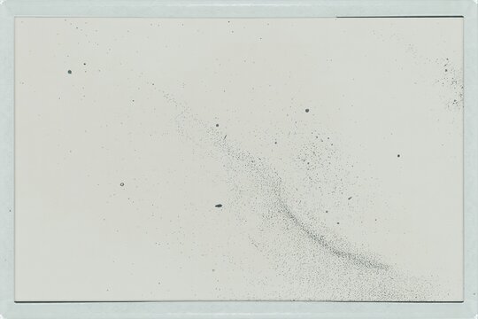 Abstract Subtle White Background With Very Fine Dust Or Powder Texture And Soft Grungy Smudges, Useful As A Minimalist Overlay Or Graphic Design Element