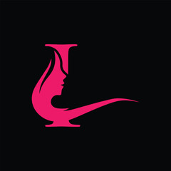  Vector logo in the shape of the letter 