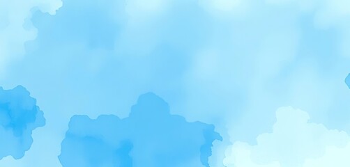 Subtle sky blue and light blue watercolor wash texture, soft, ethereal feel, illustration, blue watercolor
