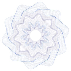 Watermark guilloche. Watermark pattern , Watermark banknote pattern. Banknotes check guilloche lines texture, secure waves patterns and passport paper. Currency banknote guilloche, security certificat