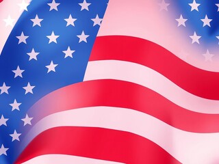 Stars and stripes pattern for American patriotism, freedom, and national pride,  white,  american