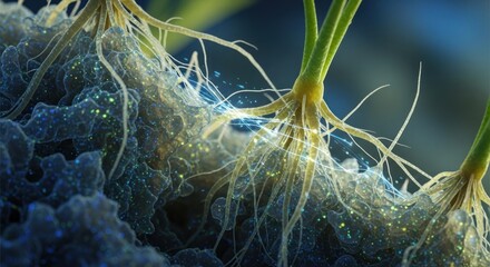 Aquatic Plant Roots and Rhizosphere Microbes - A Microscopic View.