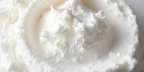 Close-up of fluffy, white shaving cream, textured surface,  surface,  hygiene