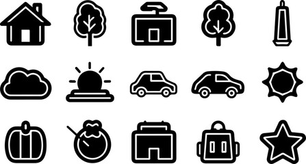 Two golden retriever puppies playing together in a grassy green field