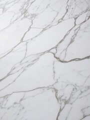 Fototapeta premium Minimal white marble surface with soft light shadows