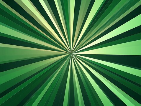 Photo of a vibrant green sunburst pattern with radiating lines creates a dynamic and eye catching design