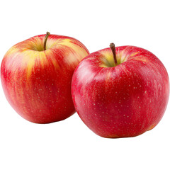 Stock photo of fresh red apples ripe and juicy healthy fruit for sale isolated on black background