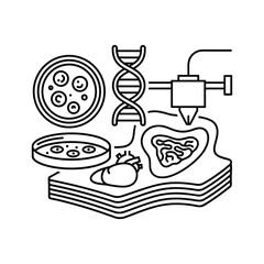 Bioprinting and dna engineering for regenerative medicine tech