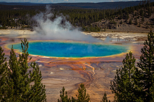 grand prismatic spring yellowstone