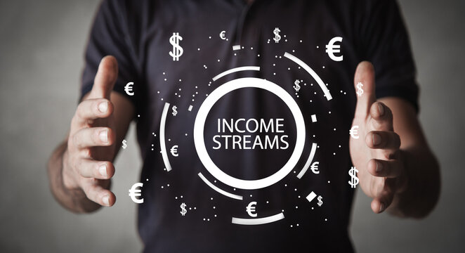Income Streams concept. Business.Finance