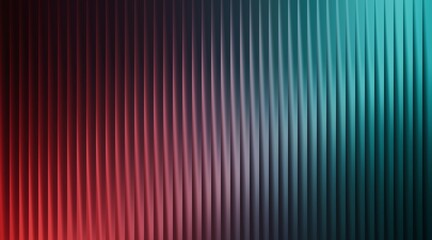 Abstract background with vertical lines and gradient of red and turquoise colors