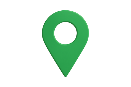 Green location map pointer symbol isolated on white background representing navigation gps icon travel direction and geolocation concept for app design route and distance tools
