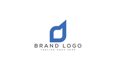 letter D logo design vector template design for brand.