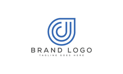 letter D logo design vector template design for brand.