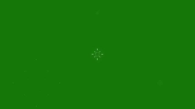 Fireworks in the night sky, vertical video. Fireworks isolated on green background. Abstract background, firework celebration festival holiday in dark sky for anniversary, celebration, new year. 4k
