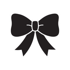 butterfly bow vector illustration on white background
