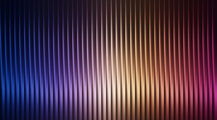 Colorful abstract background with vertical lines and gradient illumination