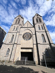 Naklejka premium St.Johann Baptist - Catholic church in Wuppertal, North Rhine Westphalia, Deutschland