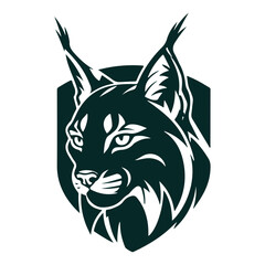 Aggressive Lynx Head Mascot Logo Design © Md Anamul