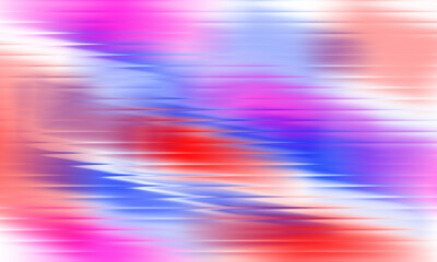 Abstract blurry watercolor strokes in vibrant pink blue and red hues