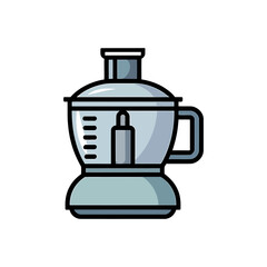 Mixer icon on White Background Vector Art Illustration on white background.