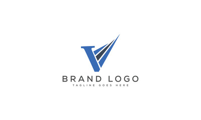 letter V logo design vector template design for brand.