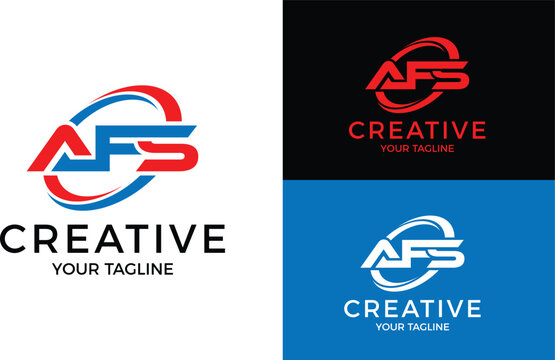 AFS logo, creative logo , modern logo, letter logo, logo design, logo creation, logo maker