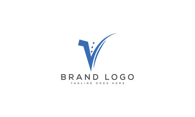 letter V logo design vector template design for brand.