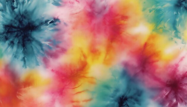 Modern Water Wet Brush Fabrics Art: Abstract Tie-Dye Multi Fabric Cloth Boho Pattern Perfect For Groovy Wedding Cards, Sale Flyers, And 60s/70s Posters. Ideal For Diy Backdrops For Kids.