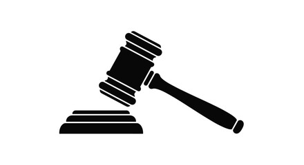 Justice strikes with authority a powerful symbol of law and order for legal professionals or impactful editorial design emphasizing ethics and fairness, Generative AI.