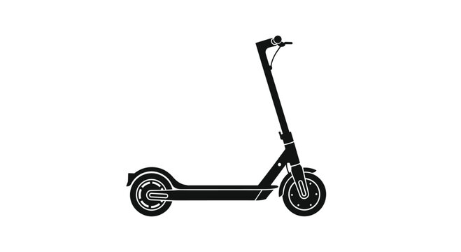 Sleek electric scooter for eco-friendly urban commuting adventures a modern transport solution for sustainable city life and convenient travel, Generative AI.