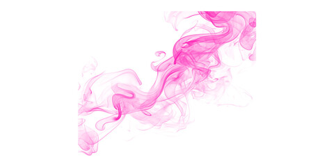 Ethereal Pink Smoke Art Abstract Flow Mystical Swirls Vaporous Curves on Black Backdrop Dreamlike Texture Modern Art
