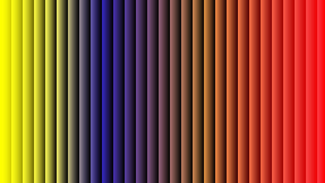 Yellow to red rainbow gradient vertical lines forming smooth abstract pattern
